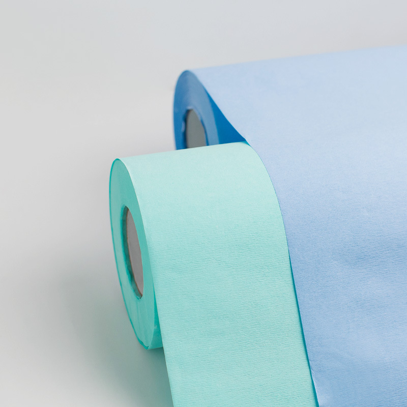 100% Folhas de Papel Crepe Médico de Polpa de Madeira para Esterilização Cirúrgica