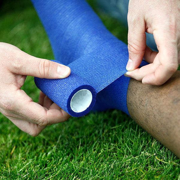 Fita Esportiva Cohesiva Elástica para Meias de Futebol para Treinamento e Competição