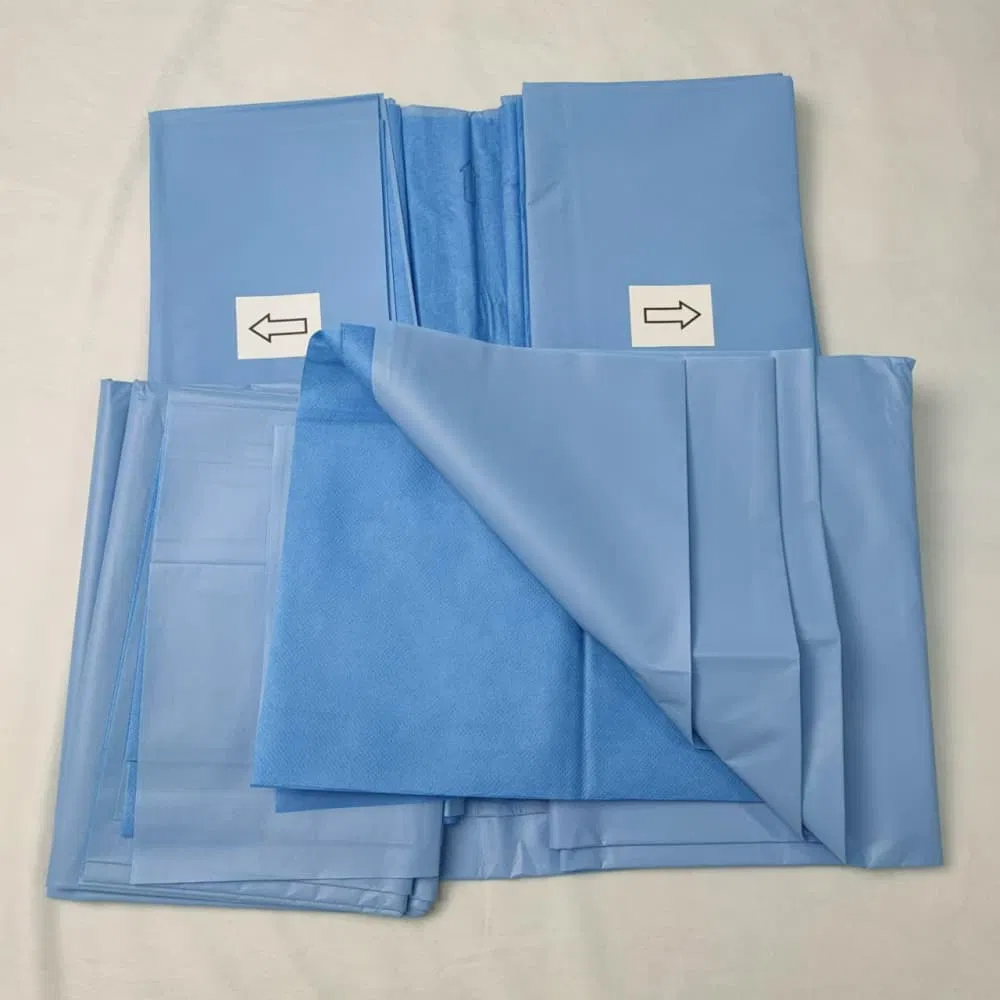 Produtos Médicos Descartáveis Direto da Fábrica, Lençóis Cirúrgicos Estéreis, Amigáveis à Pele, Produtos de Segurança e Higiene