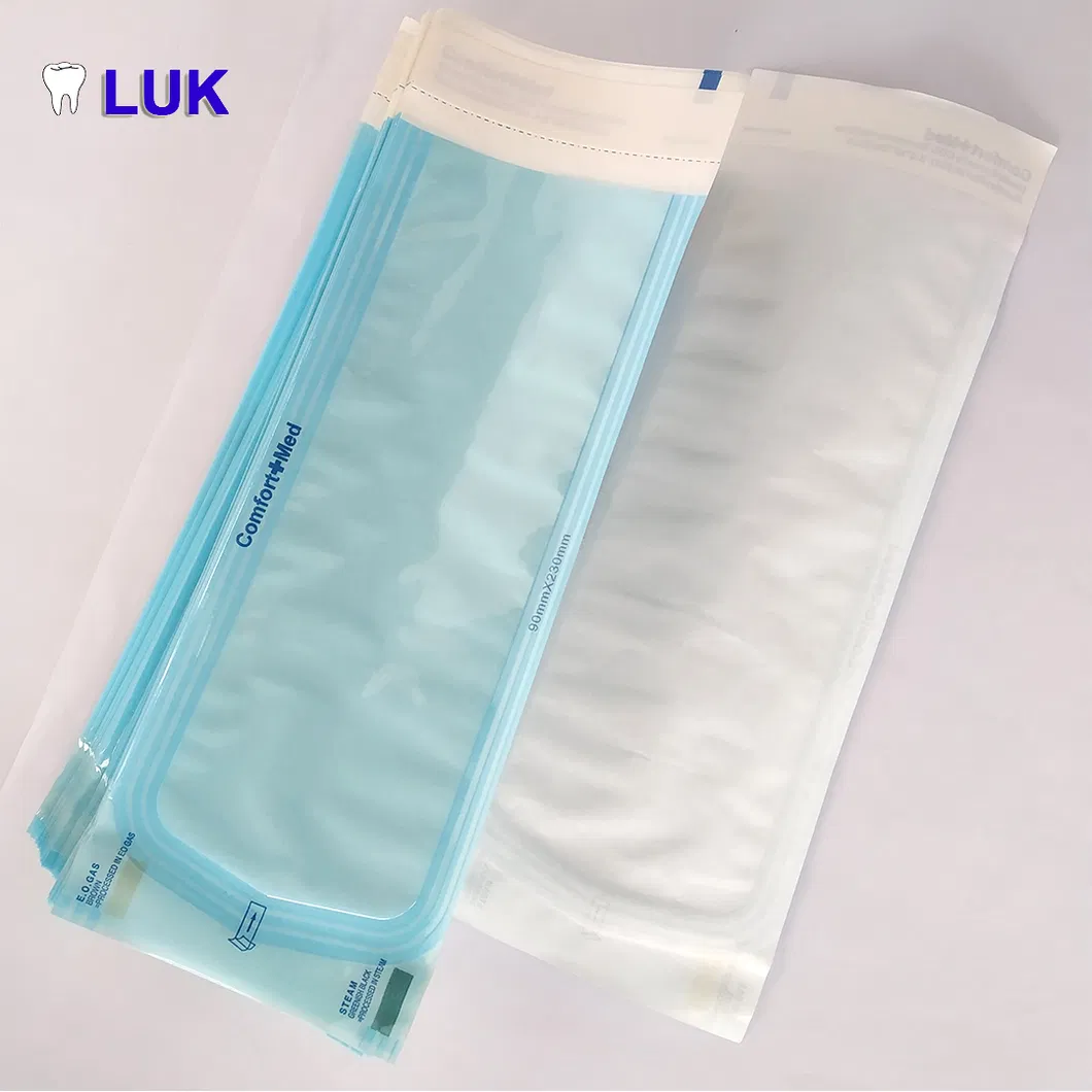 Venda Quente Saco de Esterilização Dental Descartável Auto Selante 70X230mm