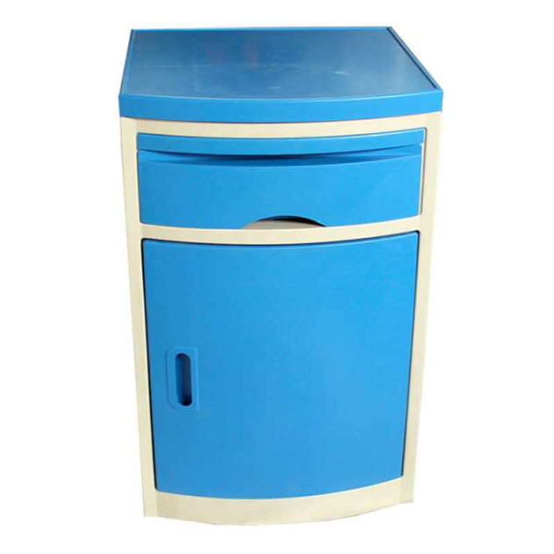 Good Price Blue New Mecan Furniture for Medical Table Bedside Cabinet Hospital