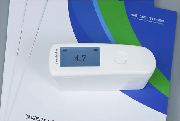 Gloss meter stone test