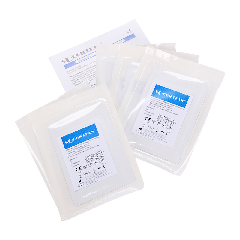 Surgiclean CE Passed Adhesive Hemostatic Gauze Surgery Cellulose Stop Bleeding Wound Dressing