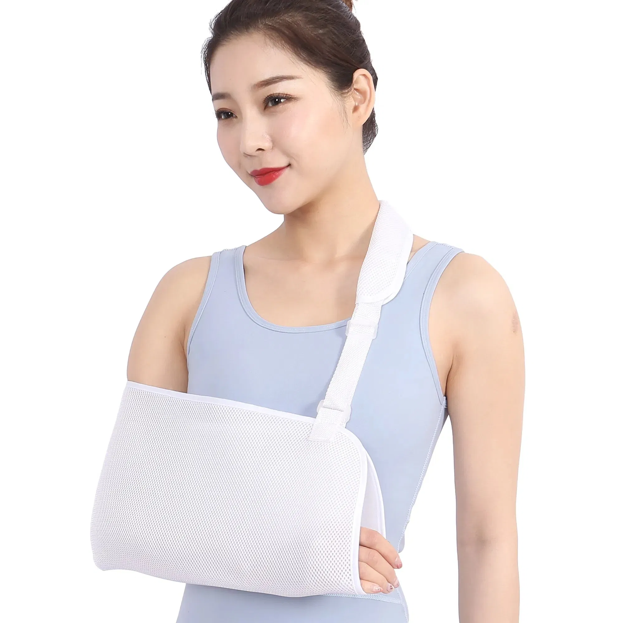 Male and Female White Adjustable Suspension Elbow Wrist Shoulder Rehabilitation Equipment Left and Right Arms