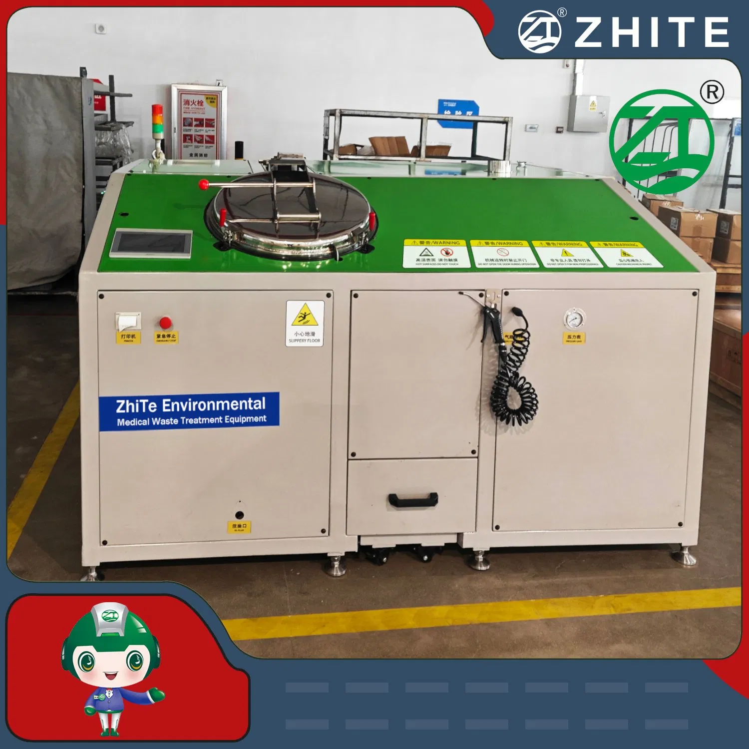 Rapid Microwave Medical Waste Treatment Equipment for Emergency Clinics