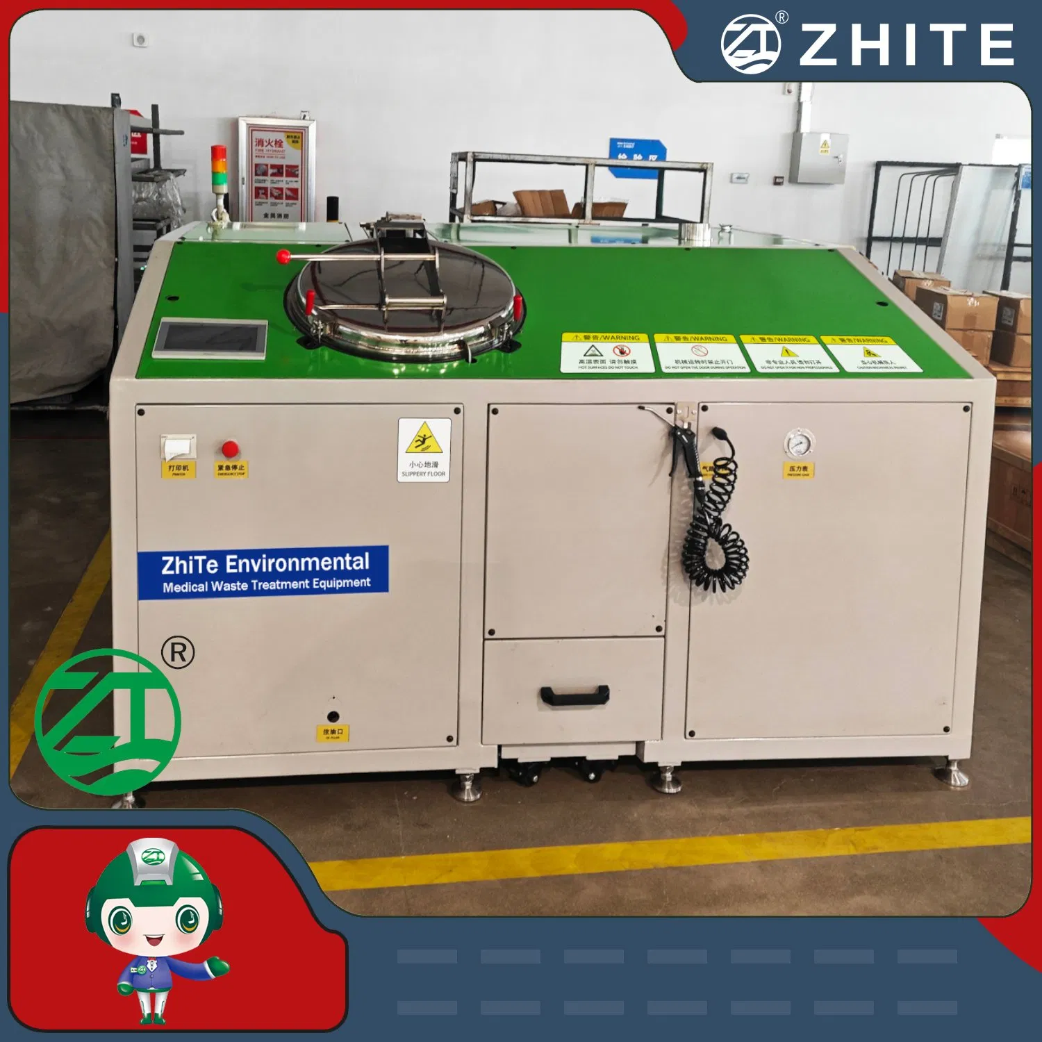 Rapid Microwave Medical Waste Treatment Equipment for Emergency Clinics