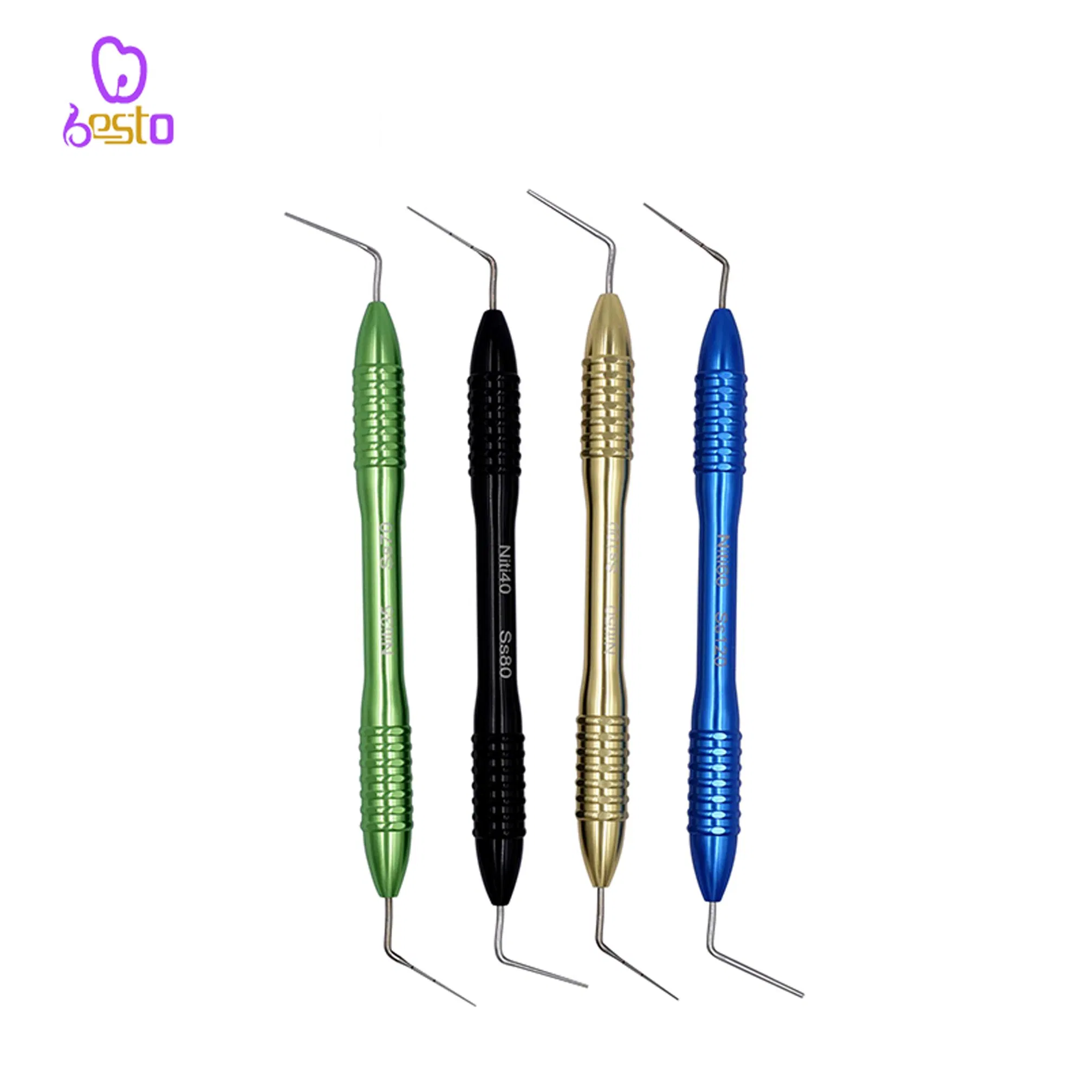 Titanium Nickle Dental Gutta Percha Filler Stainless Steel Gutta Percha Filling Pressure Plugger Needle Endodontic Instrument