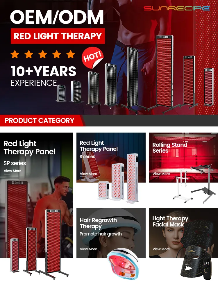 High-Frequency Flicker-Free Red Light Therapy Device