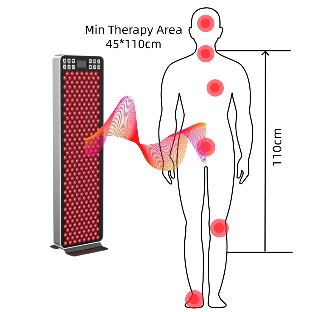 Premium Quality Items Lightweight and Portable Smart Touch Control Red Light Therapy Device for Healthcare