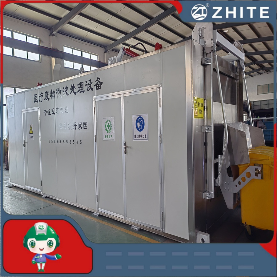 Medical Waste Treatment Equipment with Microwave Sterilization/Shredder for Hospital/Clinic