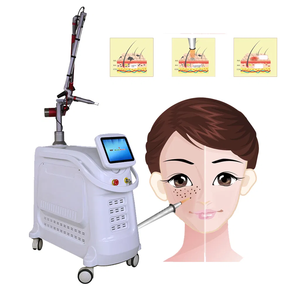 Korea Lab 7 Joints Arm 600PS Picosecond Laser ND YAG Laser Skin Whitening Device