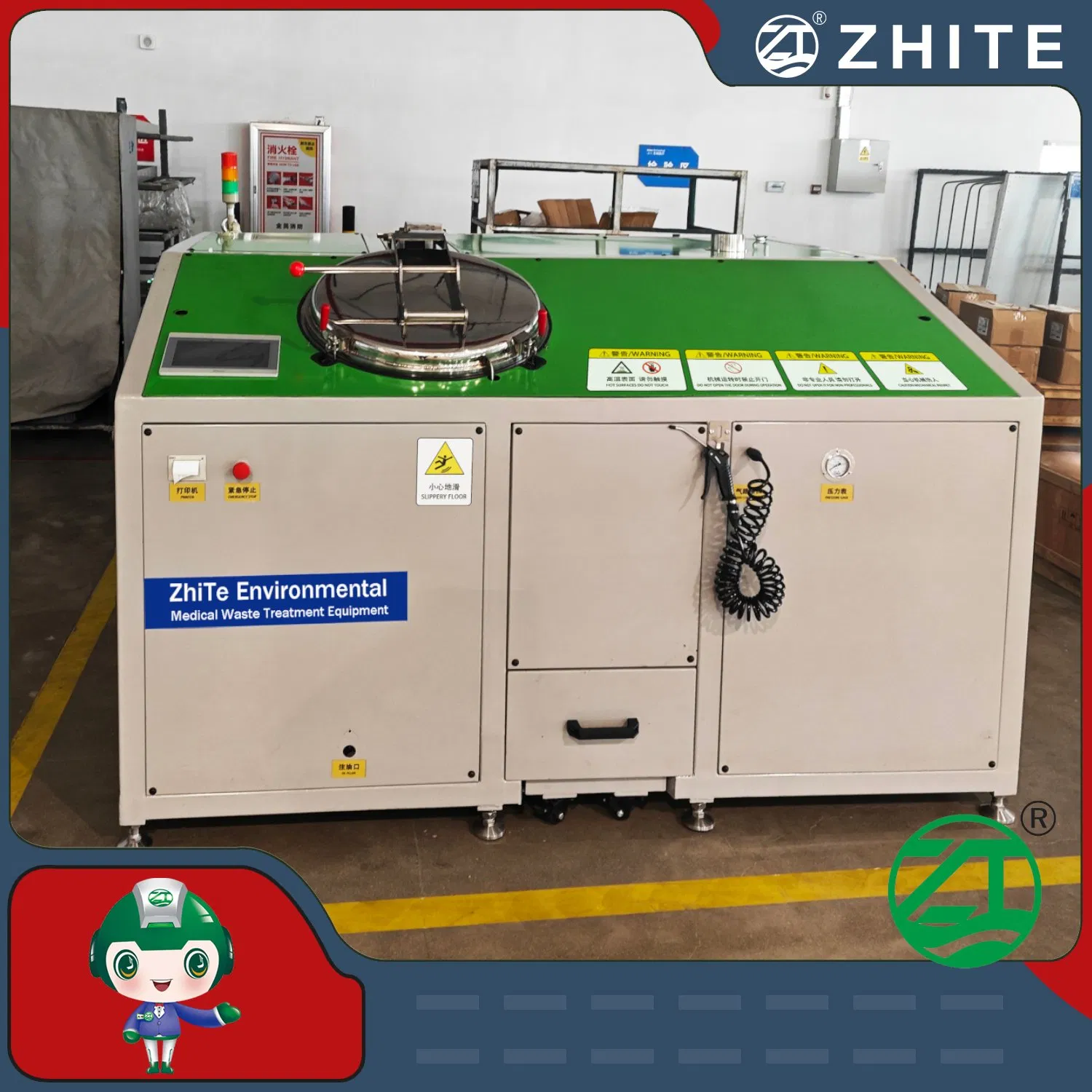 Rapid Microwave Medical Waste Treatment Equipment for Emergency Clinics