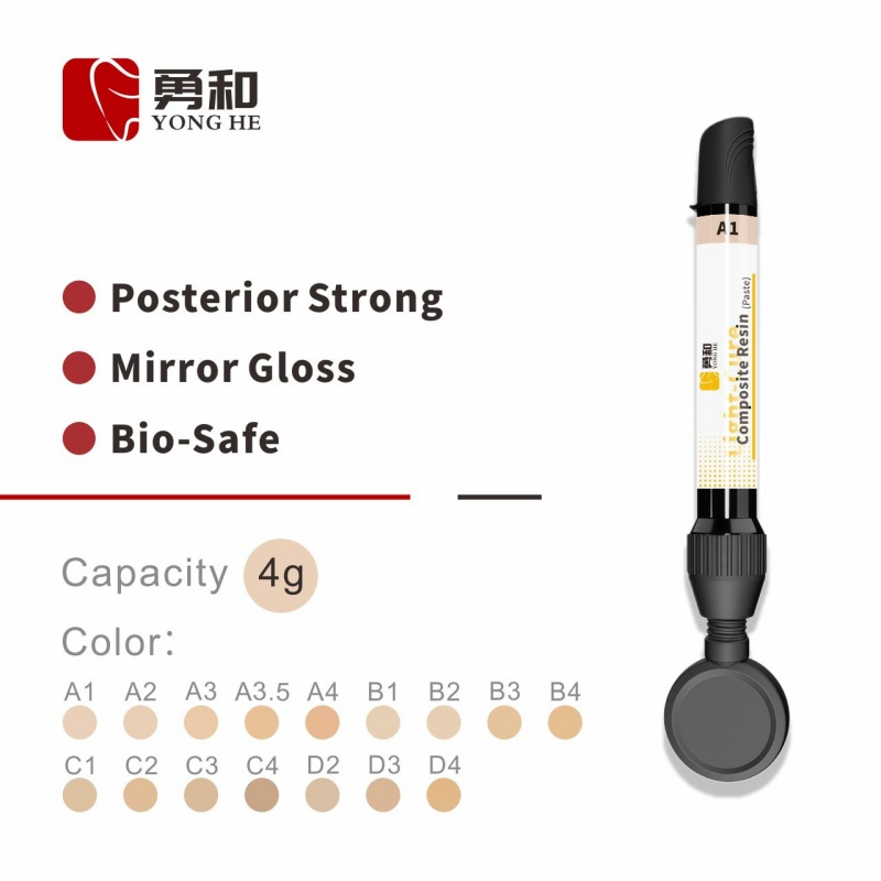 Dental Material Consistent Precise Light Curing Composite Resin Paste for Hospital
