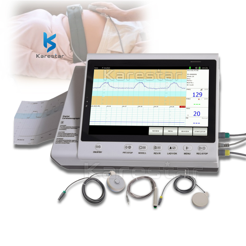 Portable Ctg Twins Monitoring Hospital Home Use Fetal Heart Price Wireless Patient Monitoring Devices