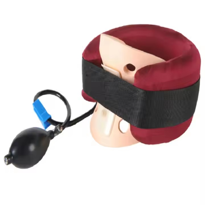 Adjustable Orthopedics Collar Neck Cervical Brace Support Traction Inflatable Neck Traction Device