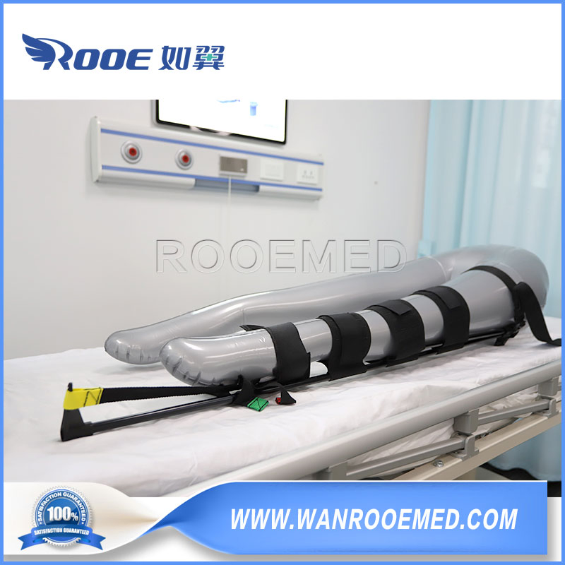 Foldable EMS Orthopedics Equipment First Aid Kit Leg Fixation Device Traction Frame for Lessen Patient Damage