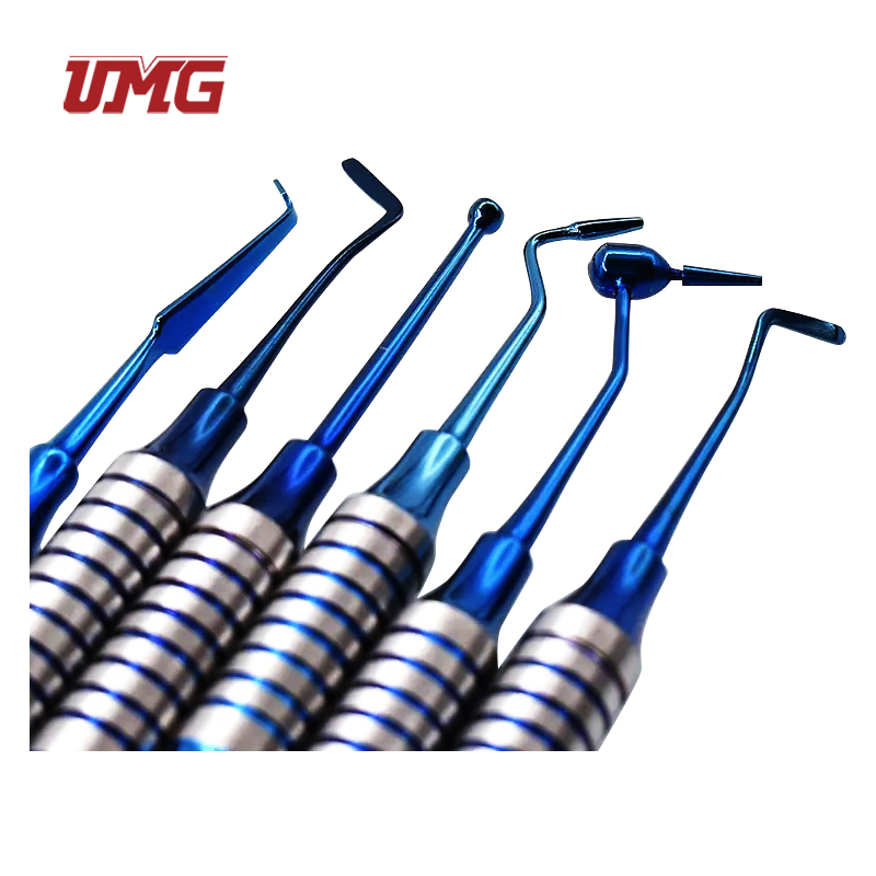 Dental Composite Resins Filled Spatula 6 Pieces Kit Resins Filled Restorative Tools Instruments