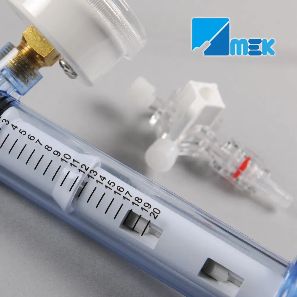 Medical Ptcahospital Cardiology Intervention Inflator Pump Balloon Inflation Device