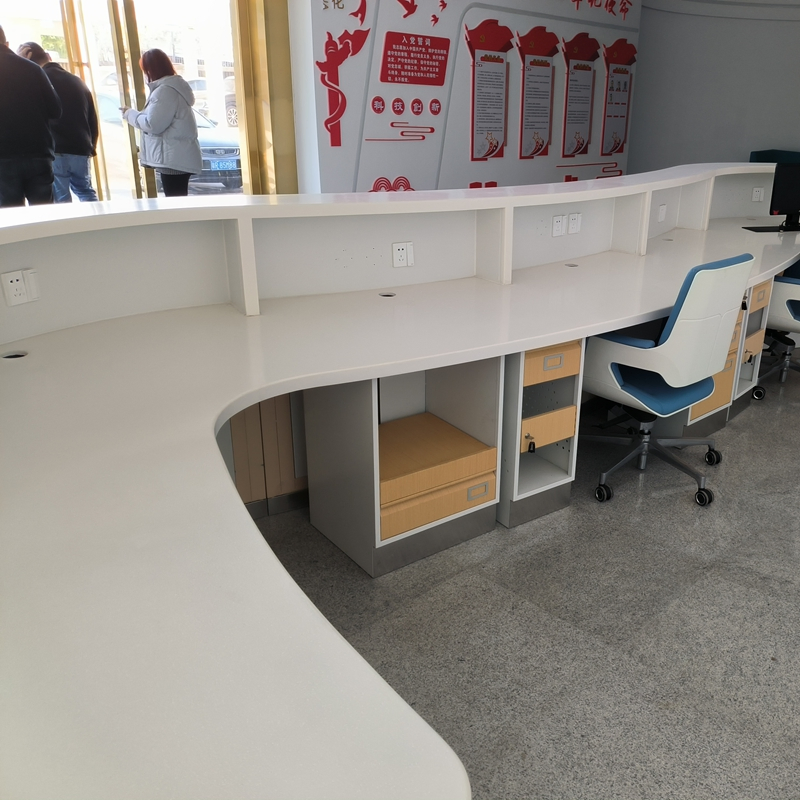 High Quality Custom Made Hospital Reception Counter Furniture