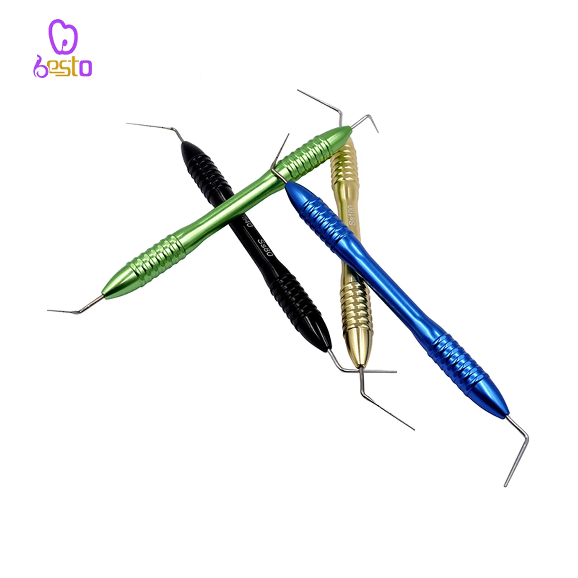 Titanium Nickle Dental Gutta Percha Filler Stainless Steel Gutta Percha Filling Pressure Plugger Needle Endodontic Instrument