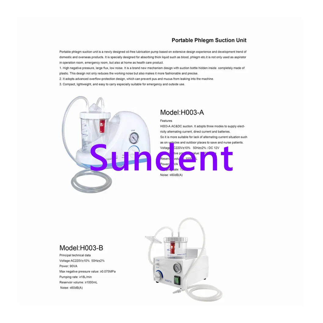 Dental Phlegm Suction Unit View 2