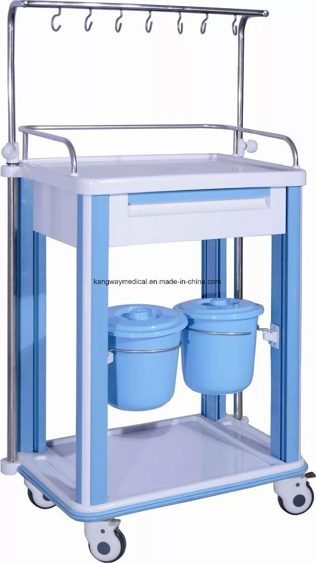 Medical ABS Transfusion Trolley Carts Hospital Furniture (SLV-ITT67516D)