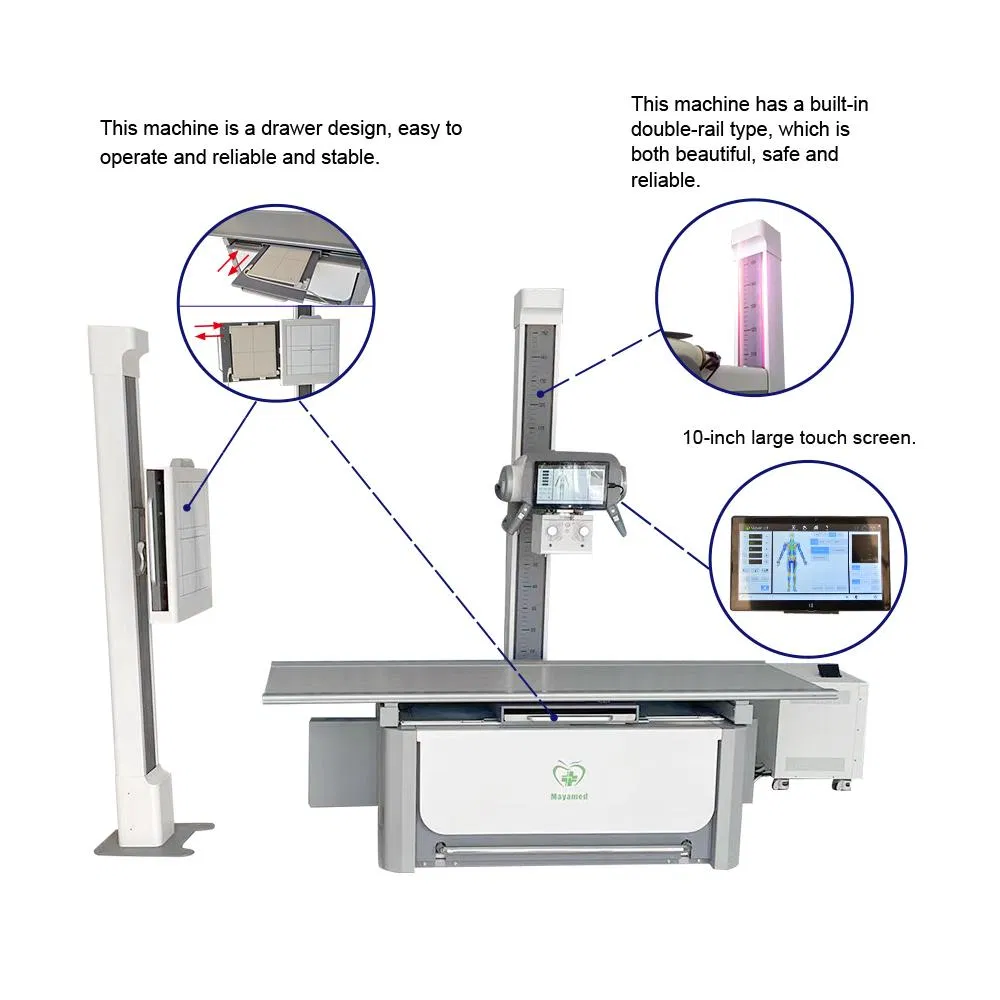 One-Stop Hospital Equipment Supplier Medical Diagnostic Hf X-ray Digital Xray Machine Radiography X Ray Unit