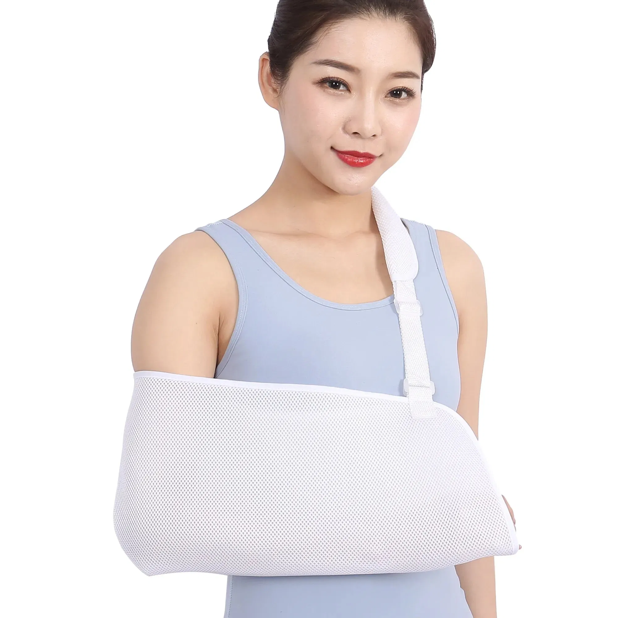 Male and Female White Adjustable Suspension Elbow Wrist Shoulder Rehabilitation Equipment Left and Right Arms
