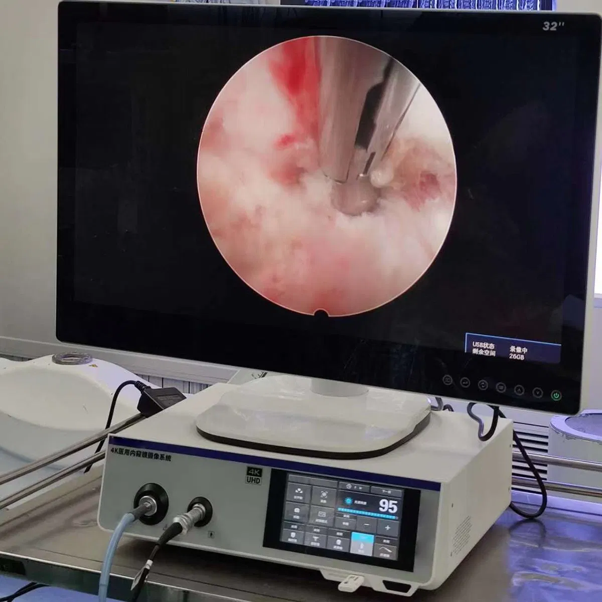 4K Ultra HD Resolution Endoscope Camera System Ent Medical Endoscopy Equipment for Sale