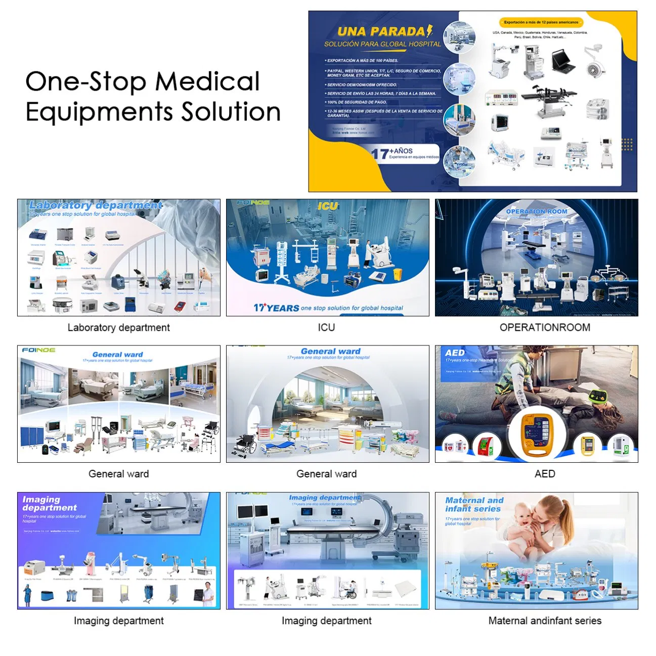 One-Stop Imaging Department X-ray Color Doppler Ultrasound Scanner Medical Diagnosis Equipment