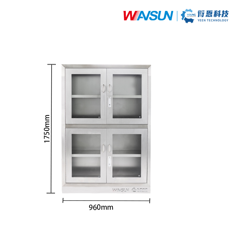 Cssd Medical storage Cabinet Stainless Steel Hospital Metal Cabinet