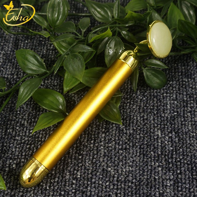 Home Use Pulse Body 3D Jade Roller Facial Massager Bar Portable Skin Care Beauty Device Equipment