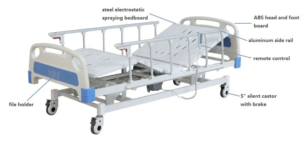 3 Function Adjustable Electric Automatic Hospital Furniture