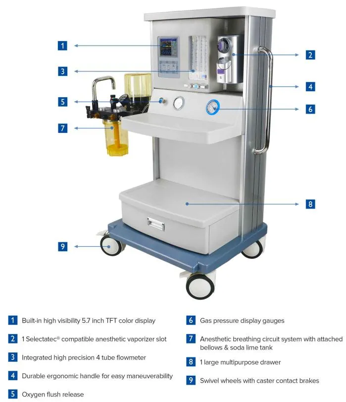 Jinling-820 Anesthesia Machine