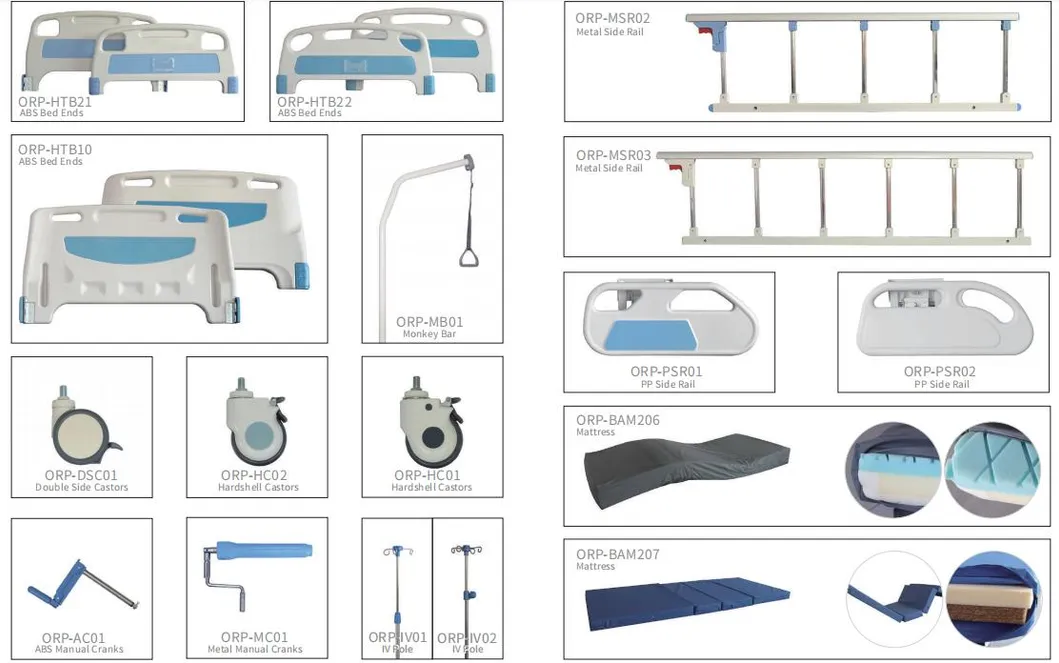 Manual Hospital Bed View 3