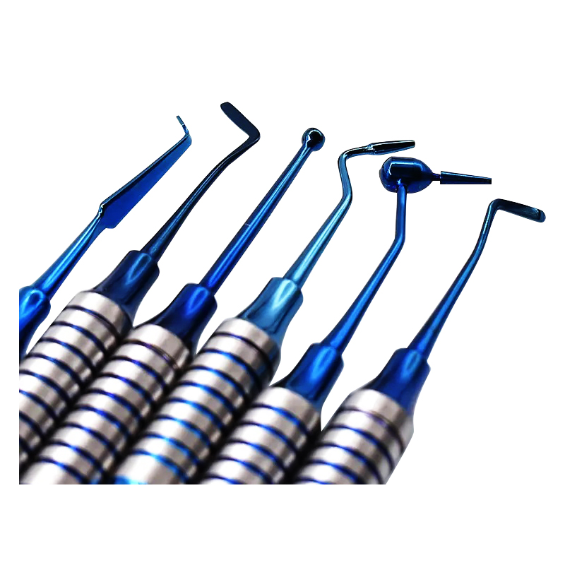 Dental Composite Resins Filled Spatula 6 Pieces Kit Resins Filled Restorative Tools Instruments