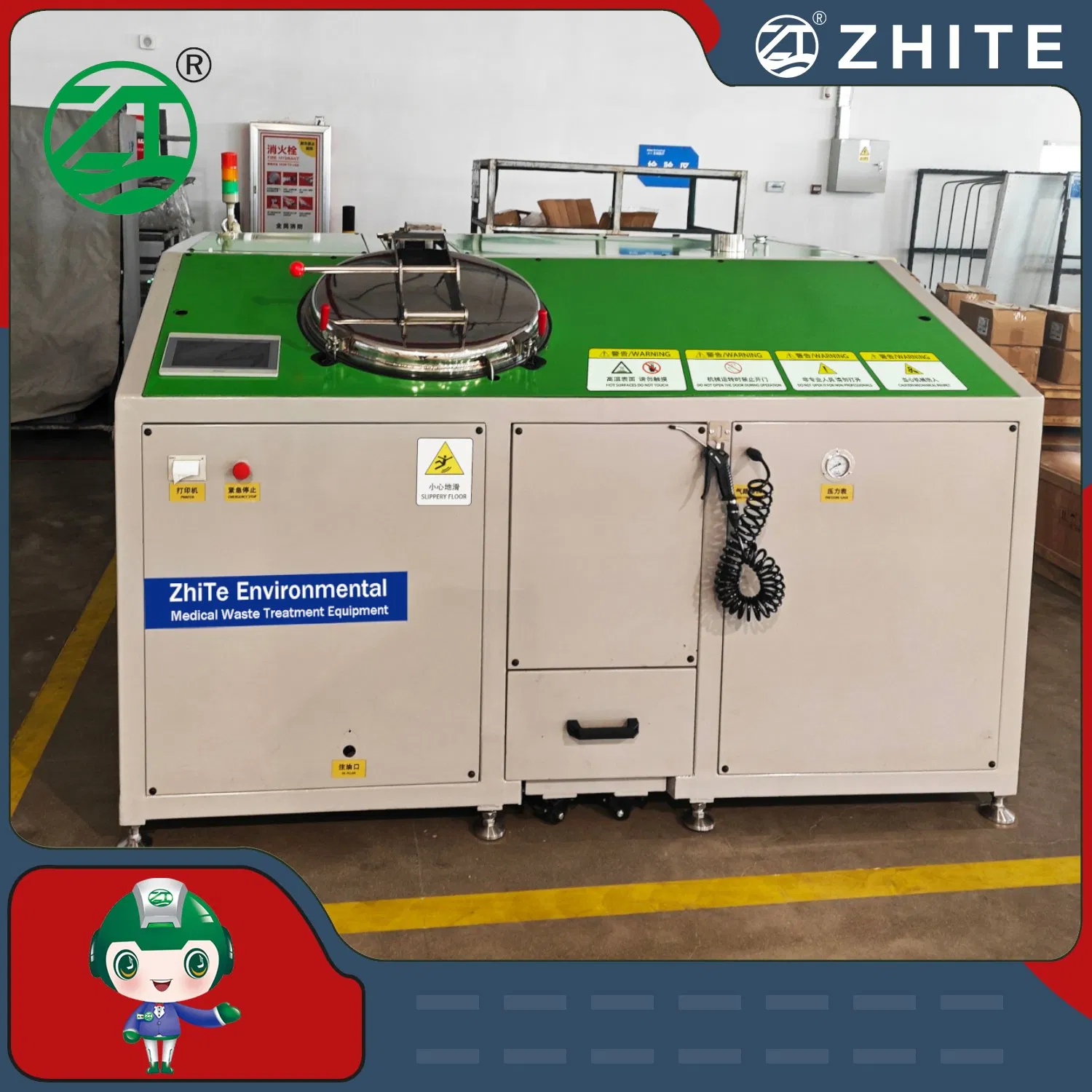 Rapid Microwave Medical Waste Treatment Equipment for Emergency Clinics