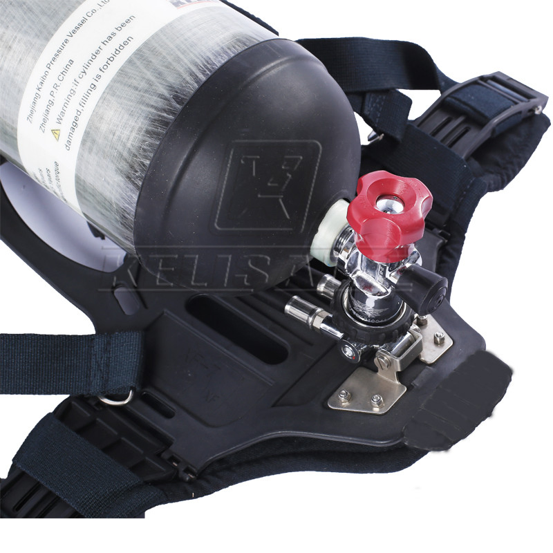 Scba Firefighting Equipment with Respiratory Mask Air Cylinder