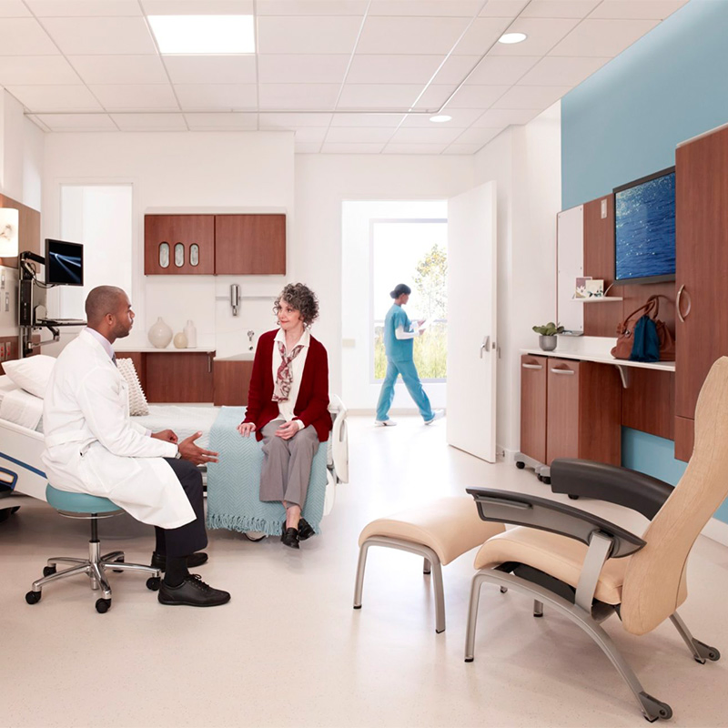 Modern Concise Style Hospital Healthcare Furniture Factory Design Medical Grade Furniture