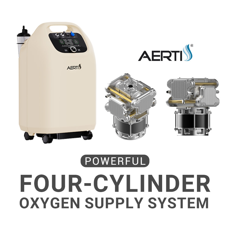 Aerti Quiet Vpsa Oxygen Machine 5L Durable Electric Respiratory System Oxygen Equipment