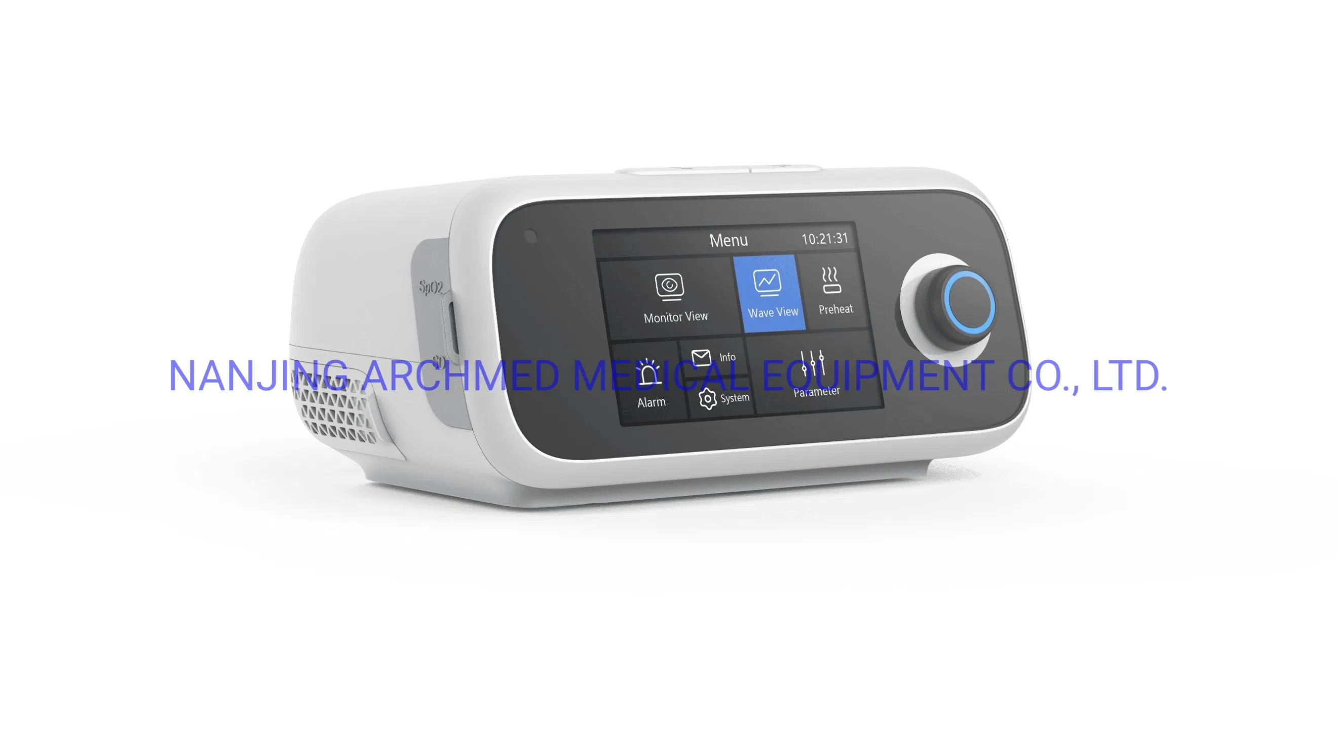 Medical Equipment Portable Ventilator CPAP Breathing for Sleep Apnea Treatment with 3.5′ ′ Screen