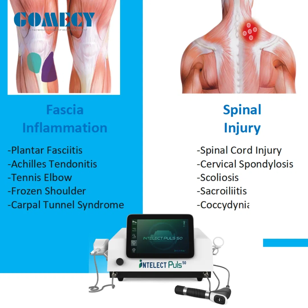 Portable Pain Relief Device Shock Wave Therapy Equipment Orthopedic Problems for Human