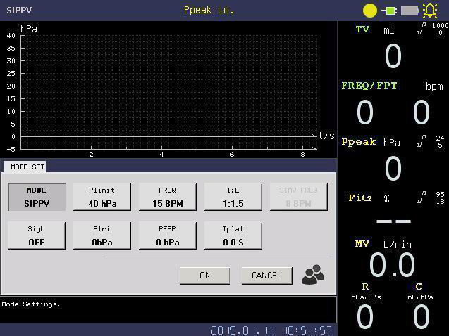 ICU Medical Equipment Supply for Hospitals Respiratory Support Breathing Machine China PA700b