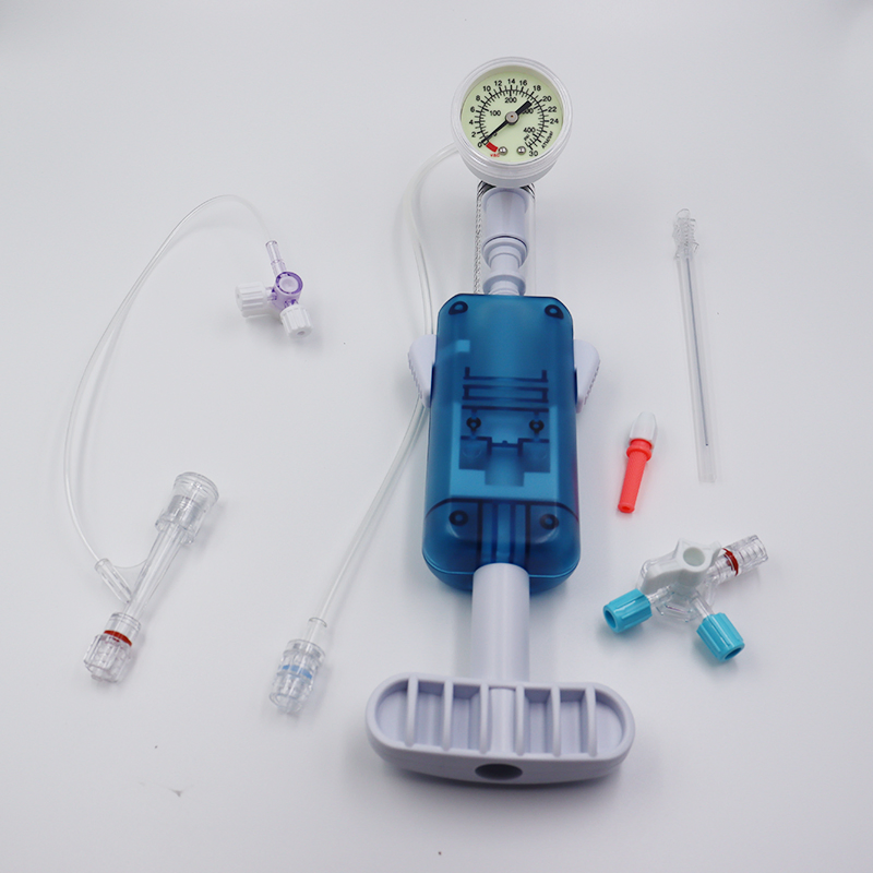 Medical Supply Cardiology 20ml 30bar Balloon Inflation Device with Y Connector