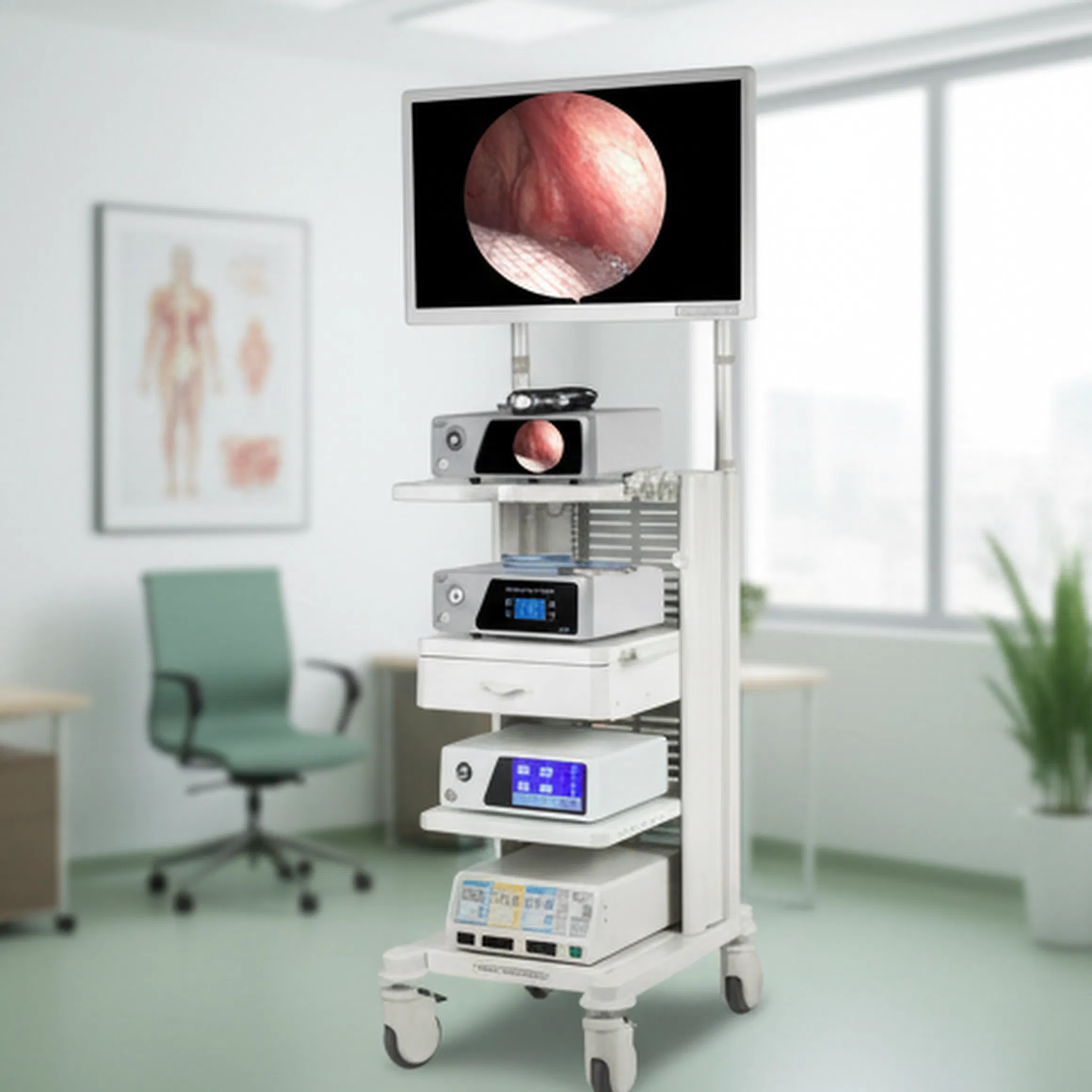 Medical Diagnostic Conchoscope Endoscopic Instrument Endoscopy Equipment 4K Flourescent Endoscope Camera System