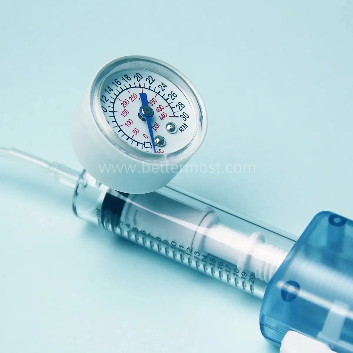 Bm® Disposable High Quality Pcta Surgical Angiography Balloon Inflation Device