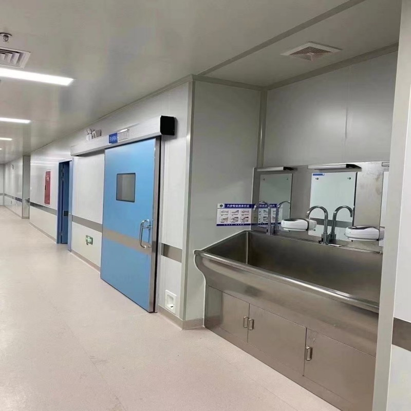 Hospital Stainless Steel Furniture 304 Stainless Steel Wash Basin Sensor or Foot Pedal Water Supply