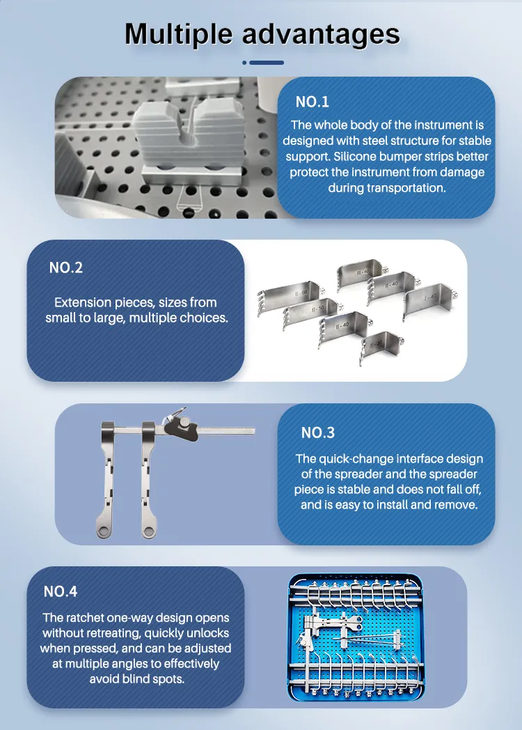 Spine Retractor Instrument Set 3