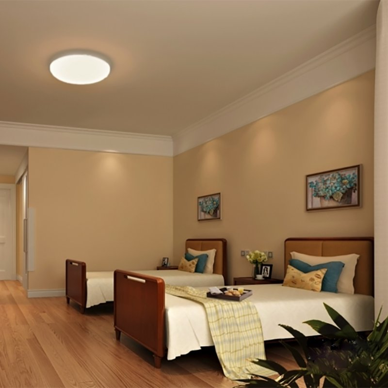 Hospital Furniture Manufacturers China High-End Senior Apartment Project Nursing Home Wooden Twin Bed