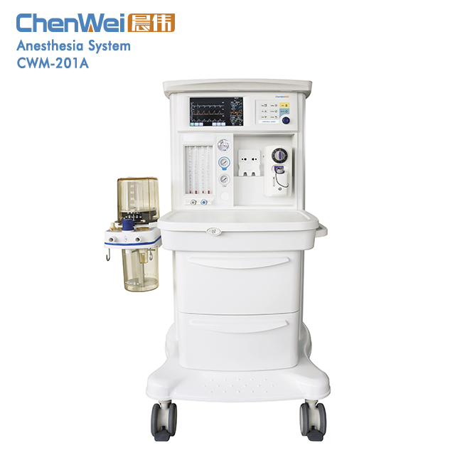 Hot Sale Anesthesia System of ICU &AMP Emergency Chenwei Cwm-201A Factory Supply Hospital Ventilator Medical Equipment